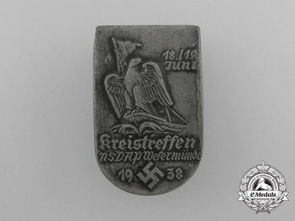 a1938_nsdap_westermünde_district_council_day_badge_by_albert_ihne_d_8456