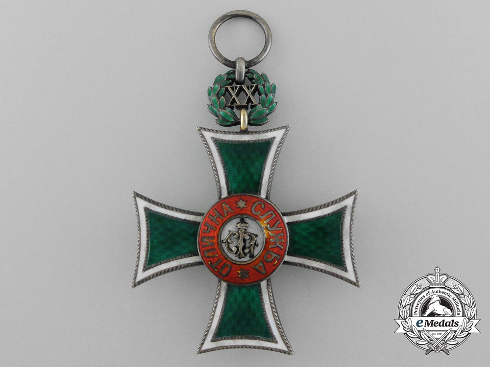 a_bulgarian_long_service_cross_for_twenty_years'_service;(1889-1918)_d_8466