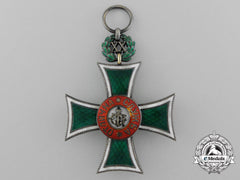 A Bulgarian Long Service Cross For Twenty Years' Service; (1889-1918)