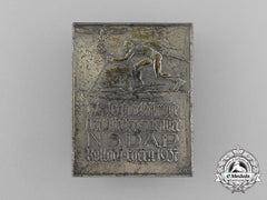 A Fine Quality 1937 Nsdap Rottach-Egern Winter Sports Championships Badge By Deschler & Sohn