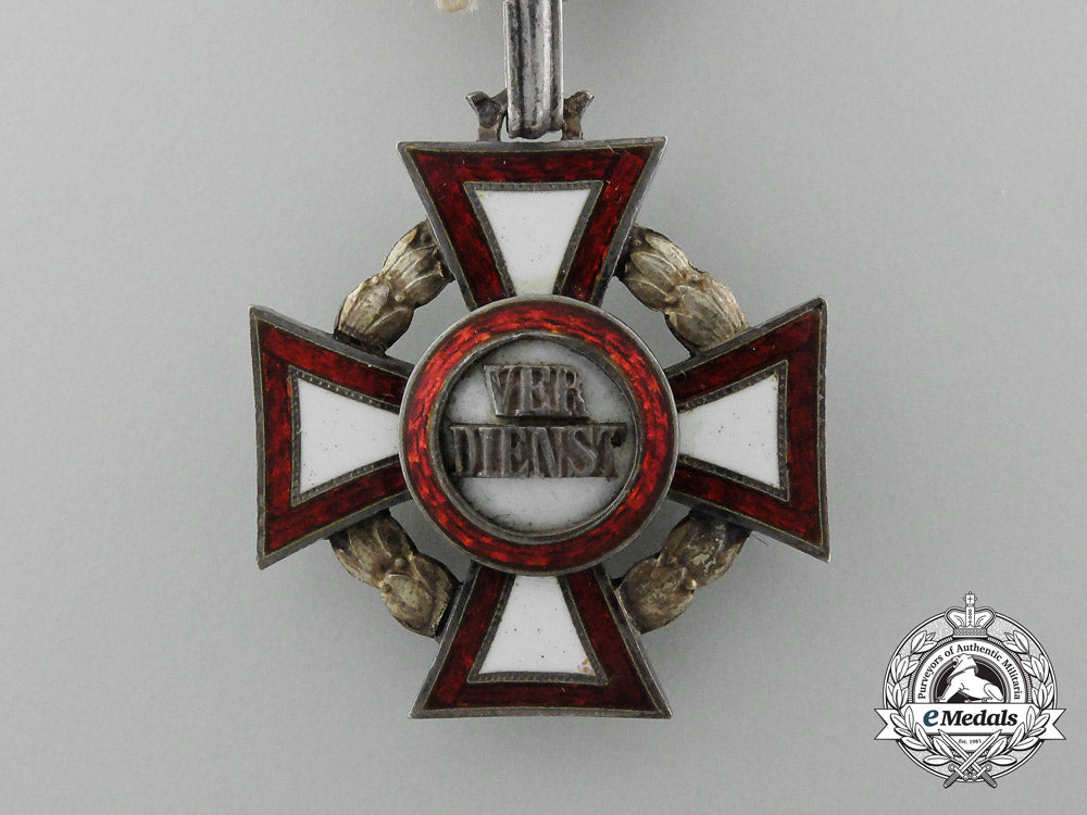 an_austrian_military_merit_cross;3_rd_class_with_war_decoration_by_v.mayer_d_8484