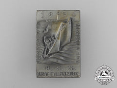 A 1934 Kdf North Sea Vacation Badge