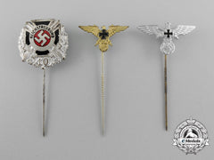 Three German Veterans Stickpins