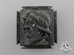 A 1934 Nskov Frankfurt “Day Of Soldiers And War Casualties” Badge