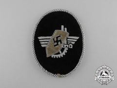 An Officer’s Factory Guard Werkschutz Sleeve Insignia