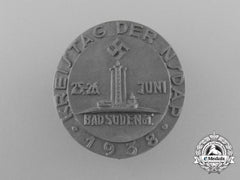 A 1938 Nsdap Bad Soden District Council Day Badge By Richard Sieper & Söhne
