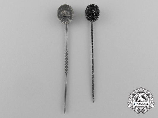 a_grouping_of_two_second_war_german_miniature_wound_badge_stick_pins_d_8762_1