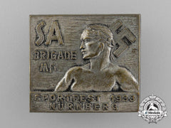 A 1933 Sa Brigade Nürnberg Sport Festival Badge