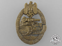 A Mint German Panzer/Tank Badge Bronze Grade