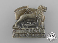 A 1934 Nsdap Braunschweig “Day Of Lower-Saxons” Badge