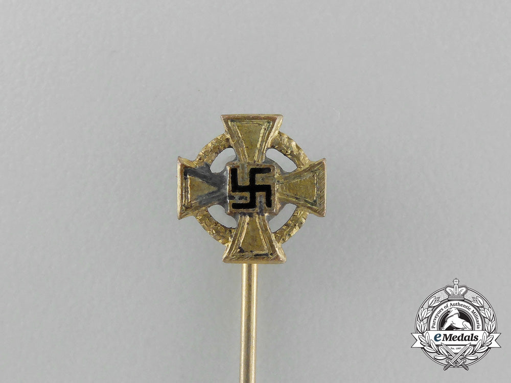 a_cased_german40-_year_faithful_service_cross;_first_class_by_deschler&_sohn;_with_miniature_stick_pin_d_8842_1