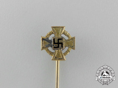 a_cased_german40-_year_faithful_service_cross;_first_class_by_deschler&_sohn;_with_miniature_stick_pin_d_8842_1