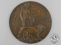 A Memorial Plaque To Major John Lawson Kinnear, D.s.o., M.c., Royal Flying Corps