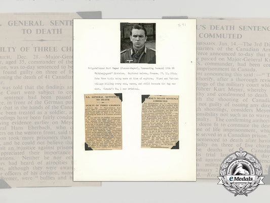 a_press_photo&_period_newspaper_articles_on_the_trial_ss-_brigadeführer_kurt_meyer_d_8898