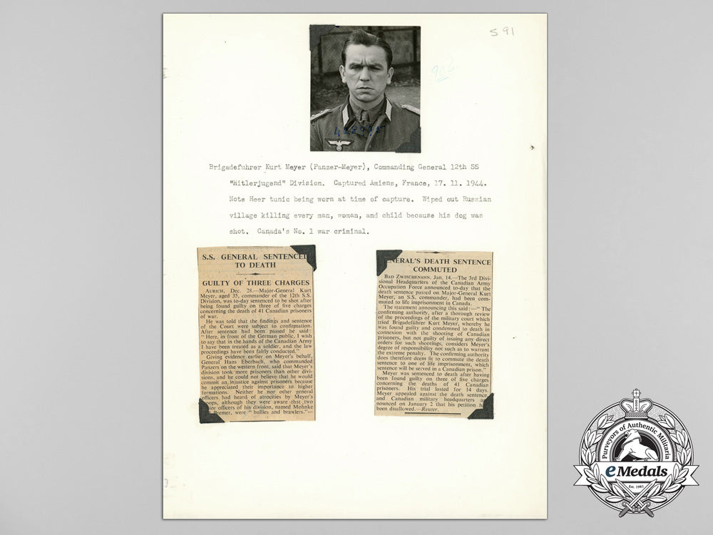 a_press_photo&_period_newspaper_articles_on_the_trial_ss-_brigadeführer_kurt_meyer_d_8899