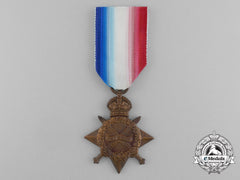 A 1914-15 Star To Private Alexander Ireland To The 8Th Infantry Battalion; Wounded 1915