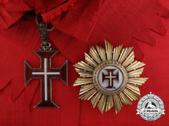 Portugal. A Military Order Of Christ, Grand Cross Set With Case