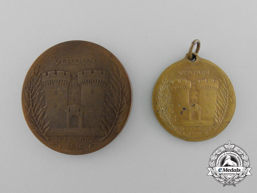 two_first_war_french_verdun_commemorative_medals_d_9059