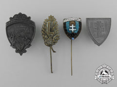 Four Hungarian Levente (Hungarian Equivalent Of The Hitler Youth) Items