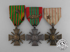 Three French World War Crosses