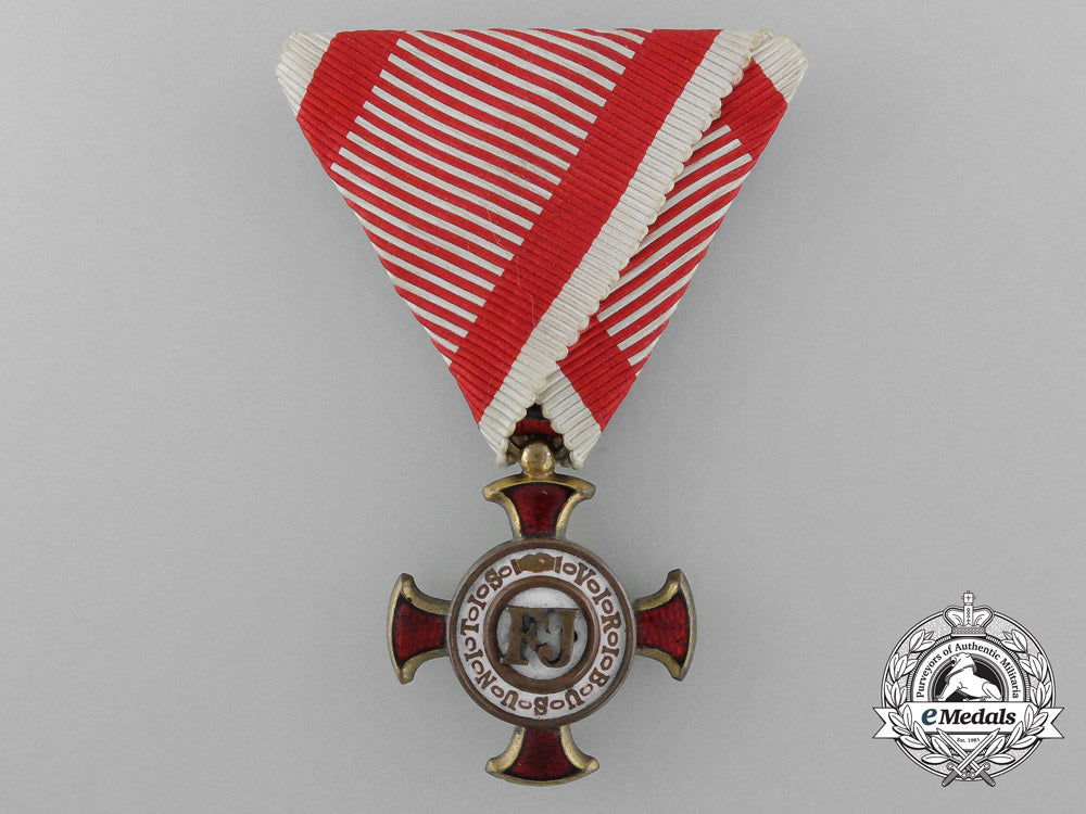 a_first_war_austrian_merit_cross;3_rd_class_by_v.mayer(1914-1918)_d_9081