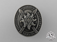 A 1935/36 Hj Nesselwang Garrison Ski Badge