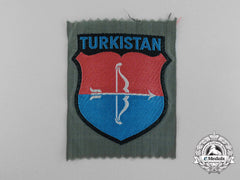 A Rare Turkestan Volunteers Wehrmacht Arm Shield