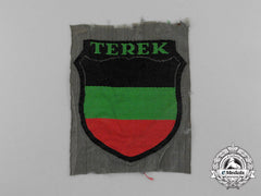 A Terek Volunteers Wehrmacht Arm Shield  