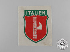 An Italian Volunteers Wehrmacht Arm Shield