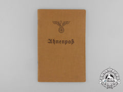 An Austrian Ancestral Evidence Booklet Belonging To Ingrid Schwartzer