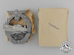 A Second Pattern Kriegsmarine E-Boat Badge By Schwerin In Its Original Carton