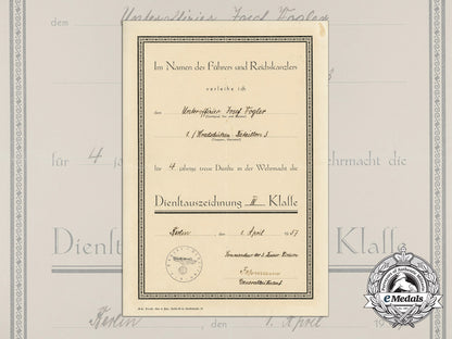 an_award_document_for_wehrmacht_long_service_award_to_the_kradschützen_d_9201
