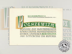 A Polish Anti-Communist Propaganda Poster By Catholic Priest Edward Kosibowicz