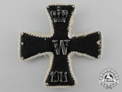 Germany, Imperial. An Embroidered Iron Cross, I Class