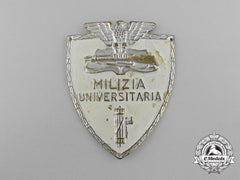 Italy. A University Militia Fascist Membership Badge