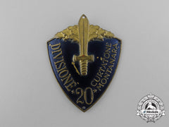 An Italian 20Th Infantry Division Curtatone And Montanara Badge