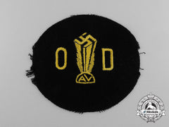 A Scarce German American Bund Embroidered Patch