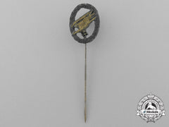 A Miniature Luftwaffe Fallschirmjäger Parachutist Badge Stickpin