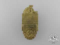 A 1934 Nsbo & Daf Sommerfest Of The District Esslingen Badge