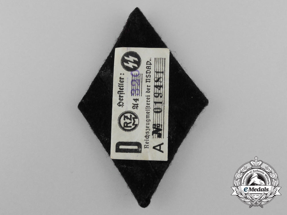germany,_waffen-_ss._a_first_class_marksmanship_diamond_badge;_rzm_tagged_d_9323