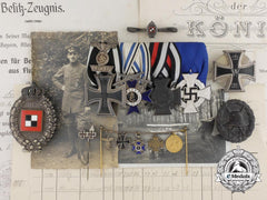 A Superb Bavarian First War Observers' Grouping To Lieutenant Fritz Hofmann