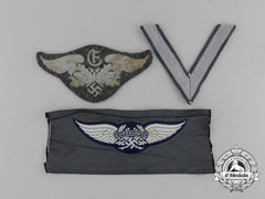 A Lot Of Three Luftwaffe Cloth Insignia