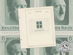 A Block Of Four Stamps Commemorating The Führer’s 48Th Birthday
