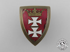 A Scarce Danzig Freikorps-Shield For Faithful Service