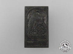 A 1934 District Hessen-Nassau Strength Through Joy “Holiday On The Rhein” Badge