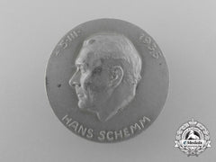 A 1935 District Leader Hans Schemm Memorial Badge