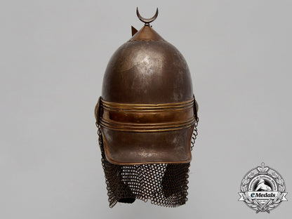 A Rare Mid 1800'S Ottoman-Egyptian Khedive's “Iron Men” Bodyguard Helm – eMedals