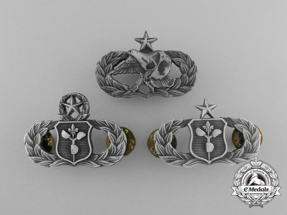three_american_air_force_career_group_badges_d_9453