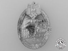 A Second War German Silver Grade Tank Badge