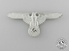 A Mint Waffen-Ss Officer’s Visor Cap Eagle By Ferdinand Wagner